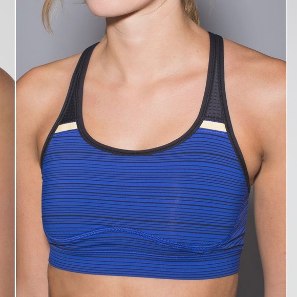 lululemon athletica Blue and Black Sports Bra - Picture 5 of 11